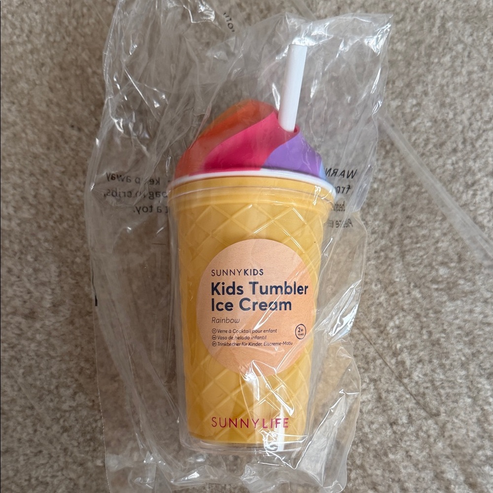 Sunnylife Rainbow Ice Cream Tumbler for Kids